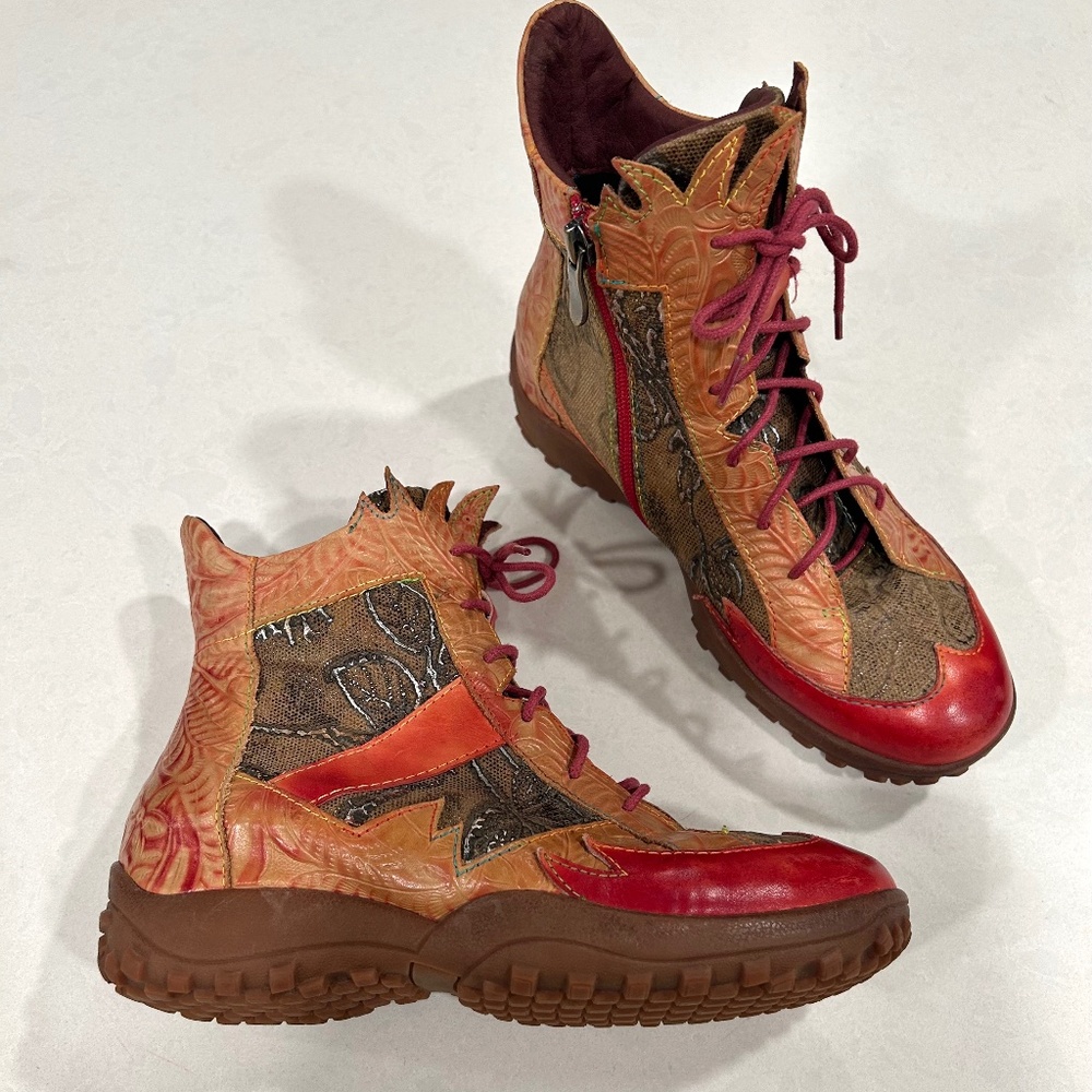 L’ARTISTE by SPRING STEP Handmade Boots Size 36
